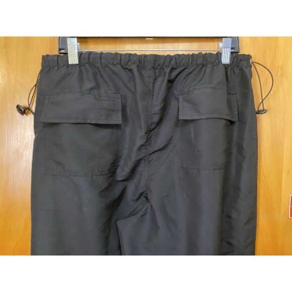 NWT Pretty Little Thin Petite Black Low Rise Parachute Trouser Pants Sz 10 - Picture 9 of 16